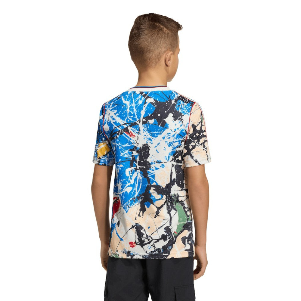 Adidas Manchester United X Stone Roses Youth Replica Jerseys - Blue