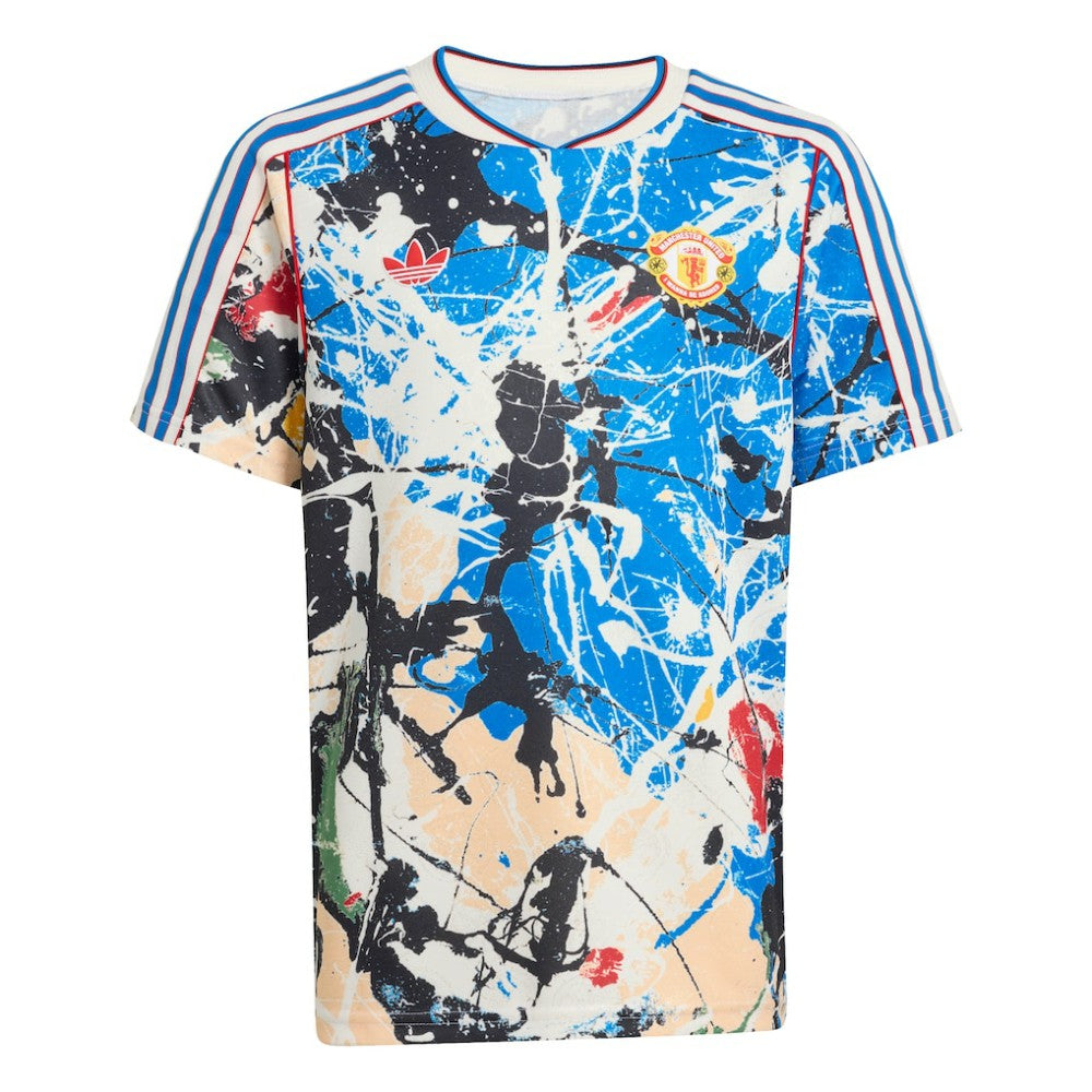Adidas Manchester United X Stone Roses Youth Replica Jerseys - Blue