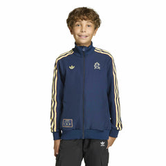 Adidas Club America Youth Terrace Icons Full-Zip Track Top - Navy