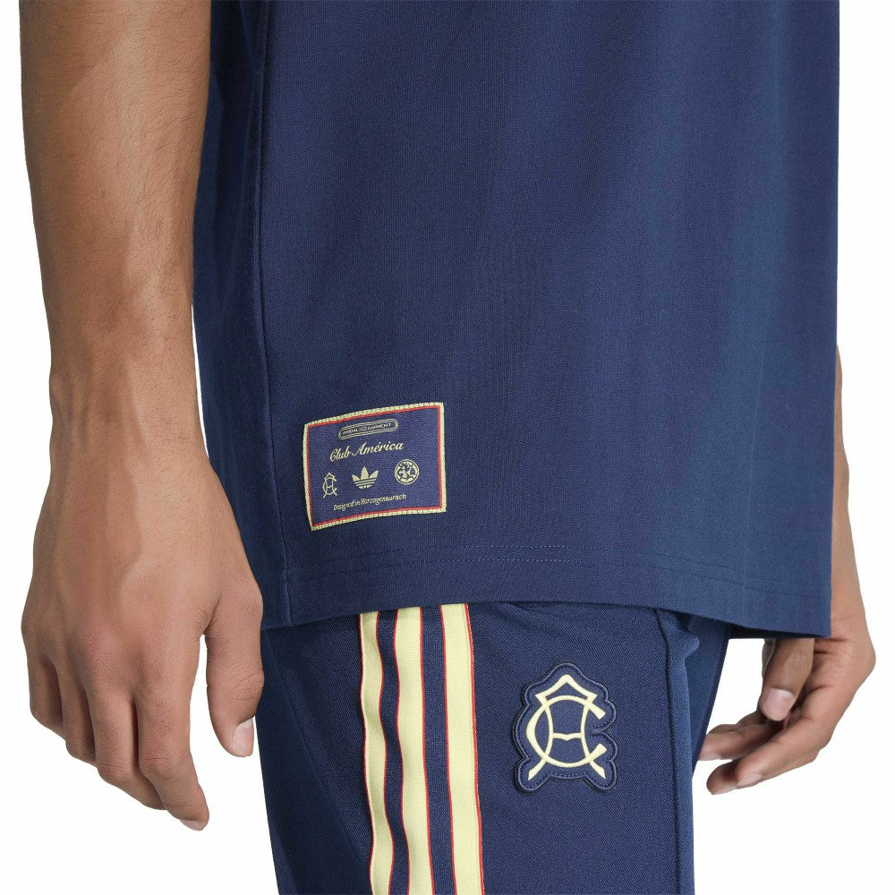 Adidas Club America Terrace Icons T-Shirts - Navy