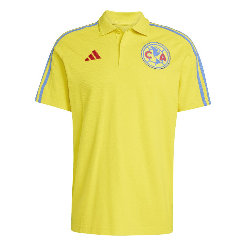 Adidas Club America 2025/26 DNA Alphaskin Polo - Yellow