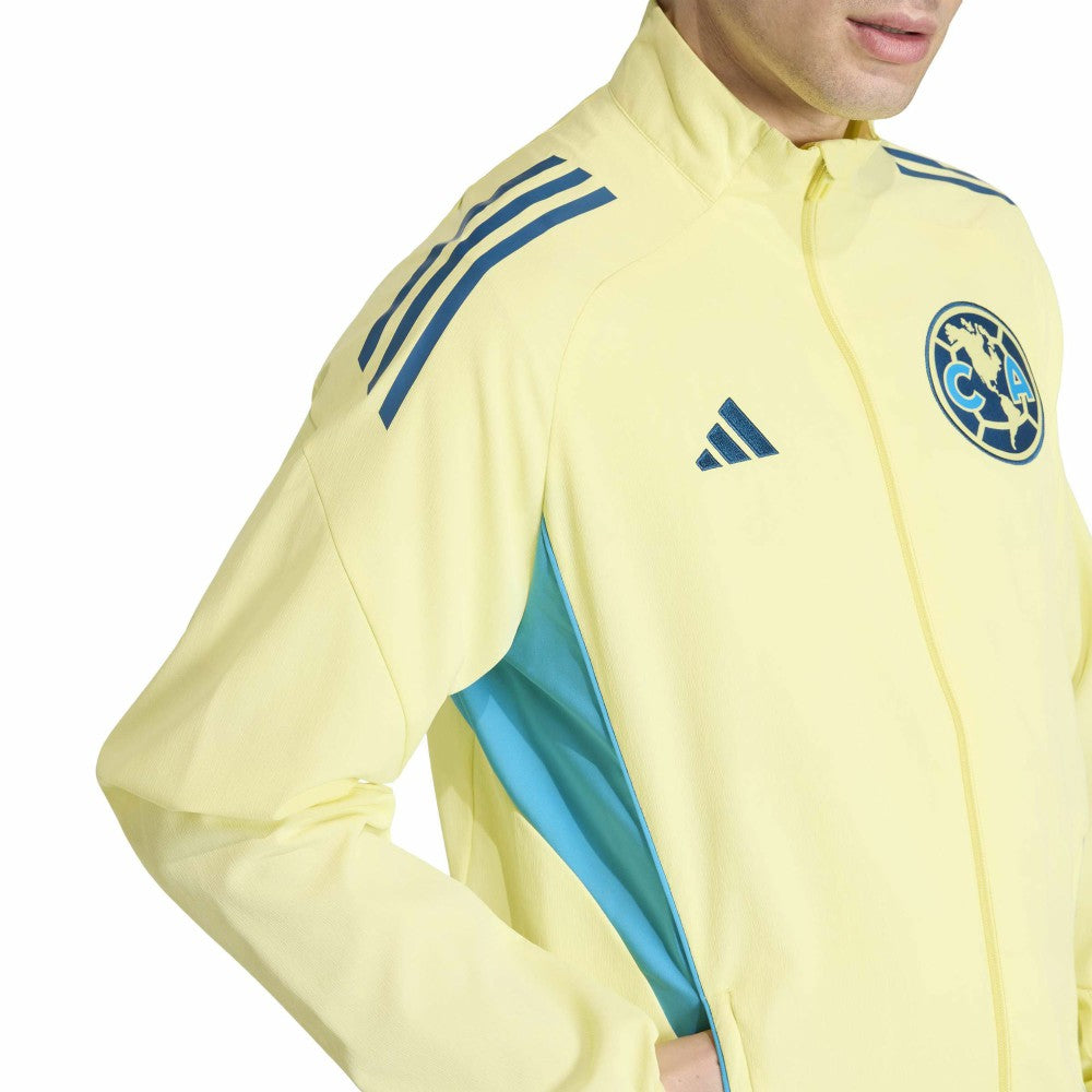 Adidas Club America Tiro 2025/26 Full-Zip Training Jacket - Yellow