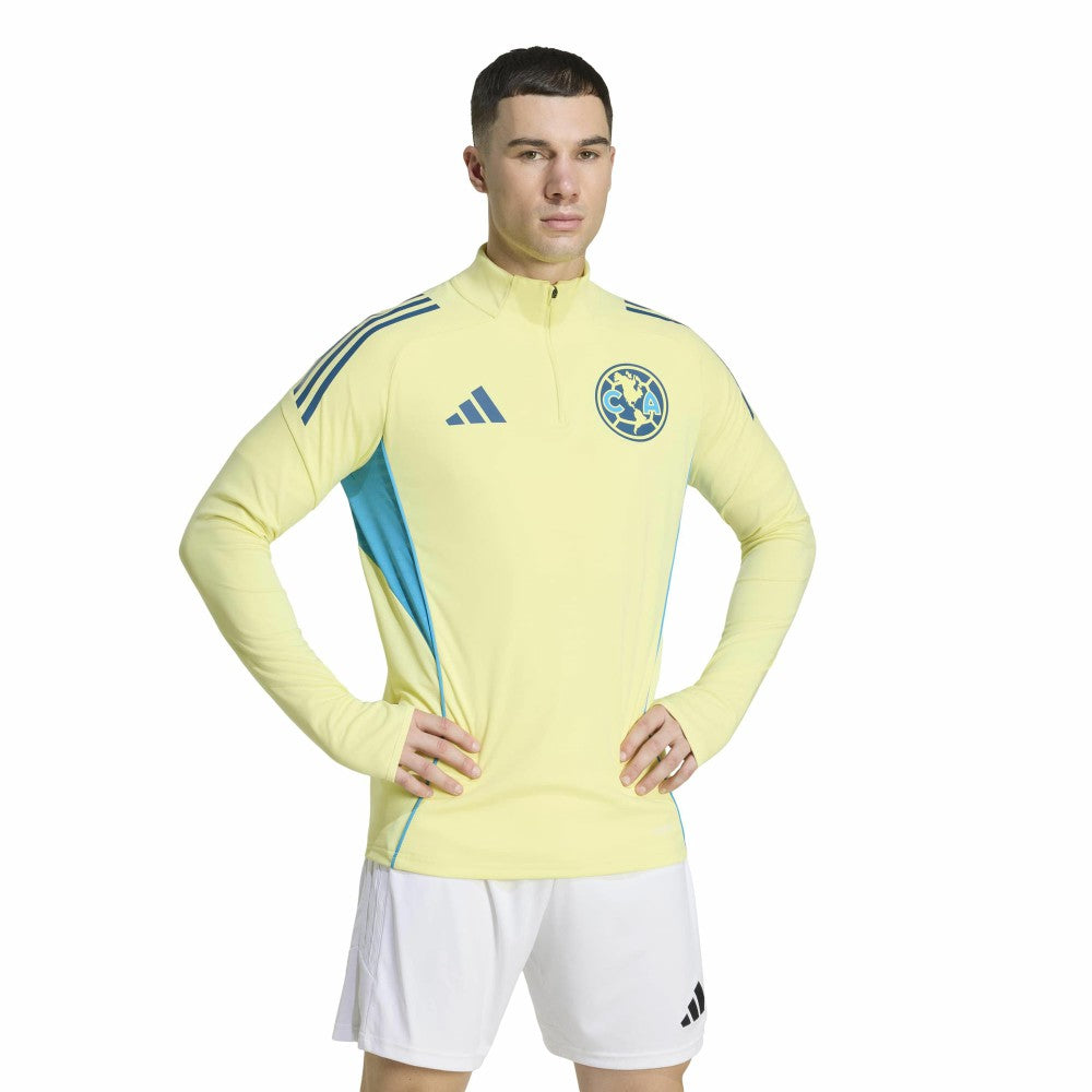 Adidas Club America Tiro 2025/26 AEROREADY Raglan Full-Zip Training Top - Yellow