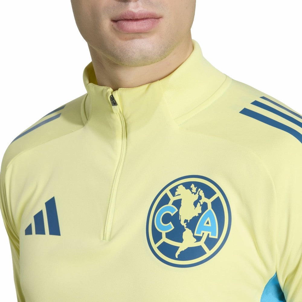 Adidas Club America Tiro 2025/26 AEROREADY Raglan Full-Zip Training Top - Yellow