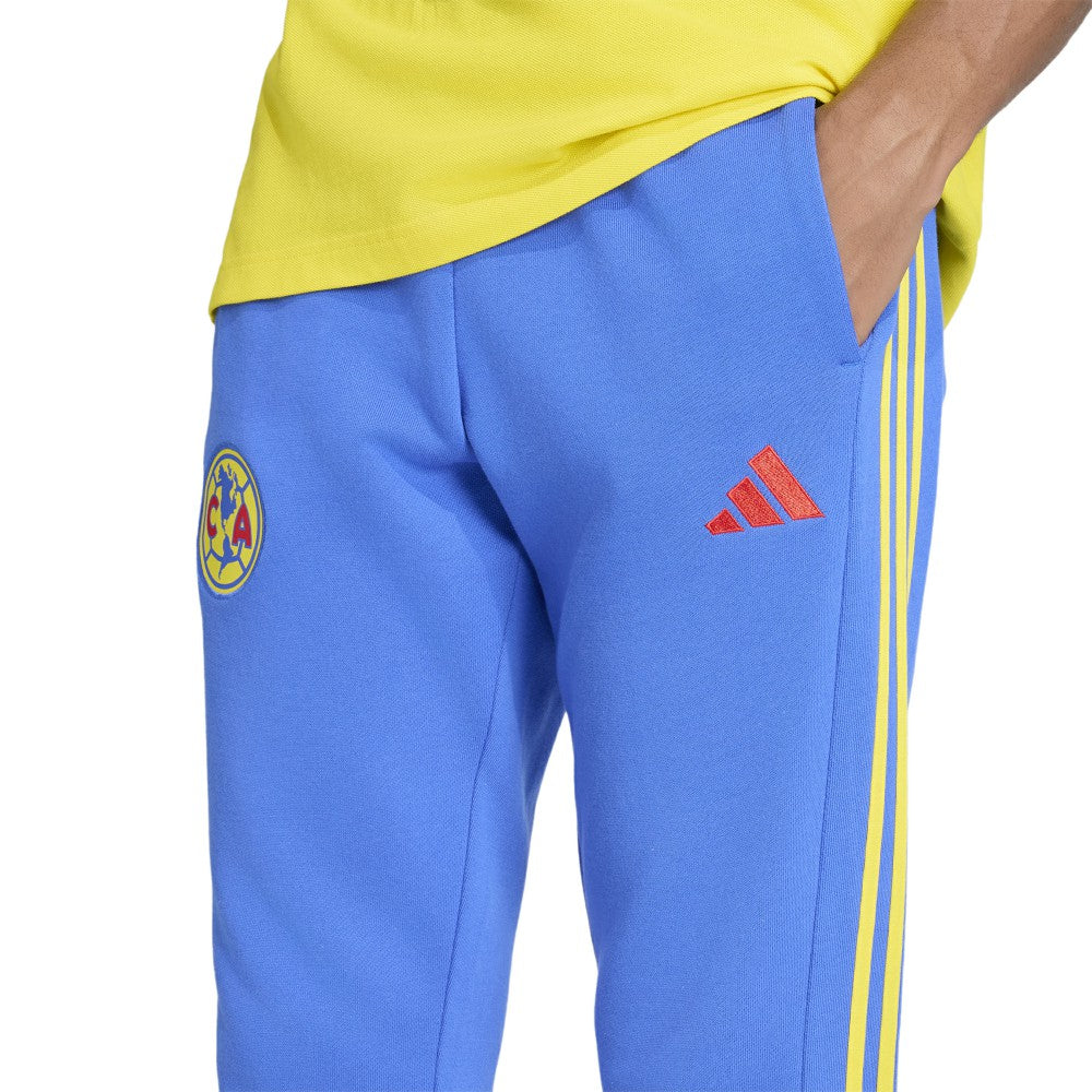 Adidas Club America 2025/26 Alphaskin Track Pants - Blue