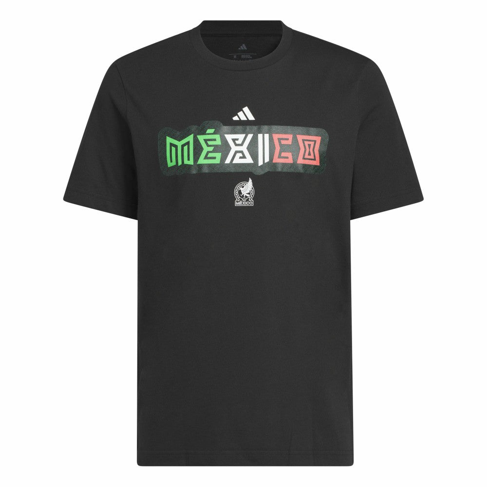 Adidas Mexico National Team Jerseys Hook T-Shirts - Black