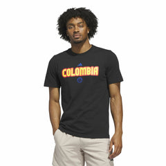Adidas Colombia National Team Jerseys Hook T-Shirts - Black
