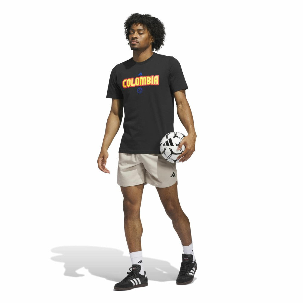 Adidas Colombia National Team Jerseys Hook T-Shirts - Black