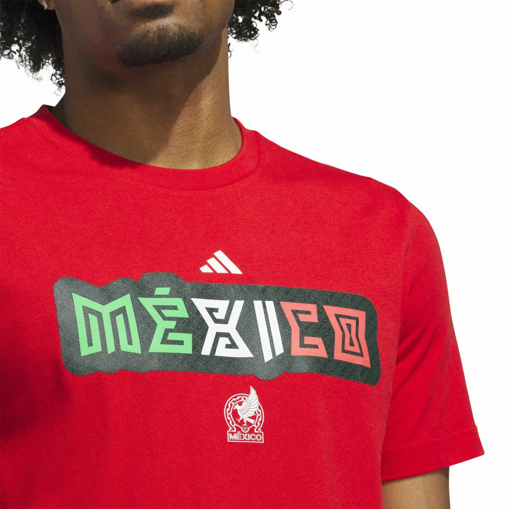 Adidas Mexico National Team Jerseys Hook T-Shirts - Red