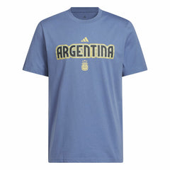 Adidas Argentina National Team Jerseys Hook T-Shirts - Blue