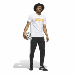 Adidas Colombia National Team Jerseys Hook T-Shirts - White