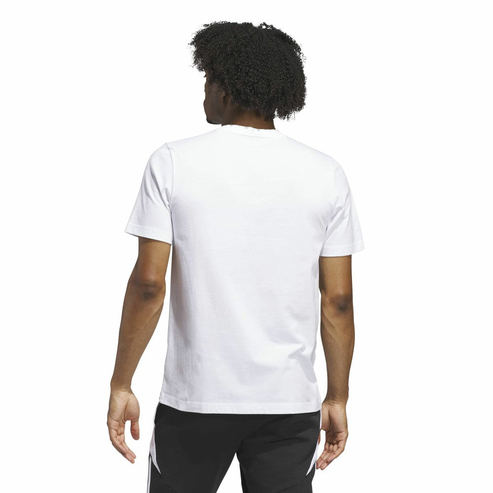 Adidas Italy National Team Jerseys Hook T-Shirts - White