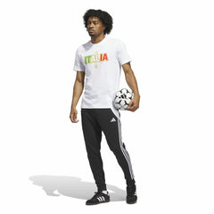 Adidas Italy National Team Jerseys Hook T-Shirts - White