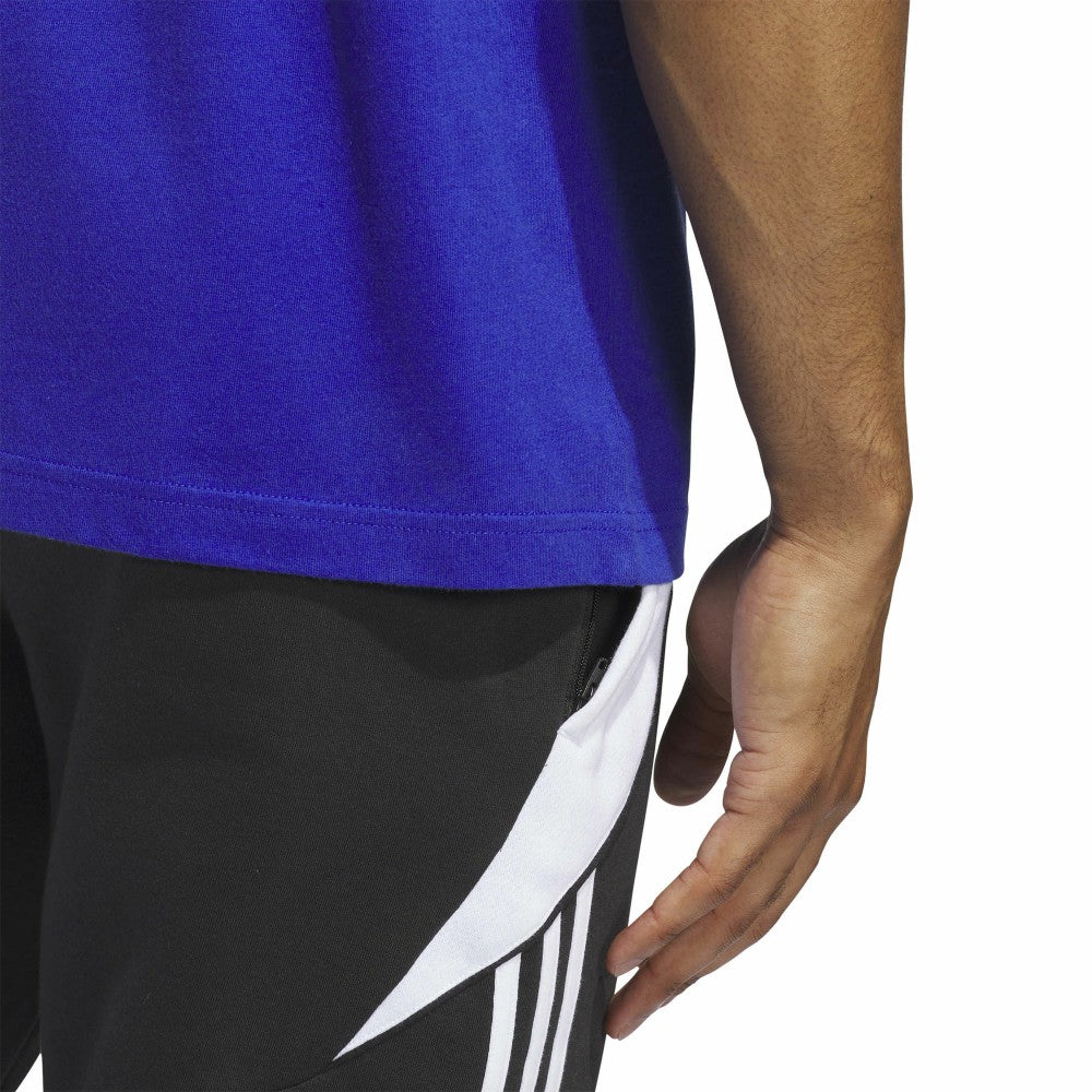 Adidas Italy National Team Jerseys Hook T-Shirts - Blue