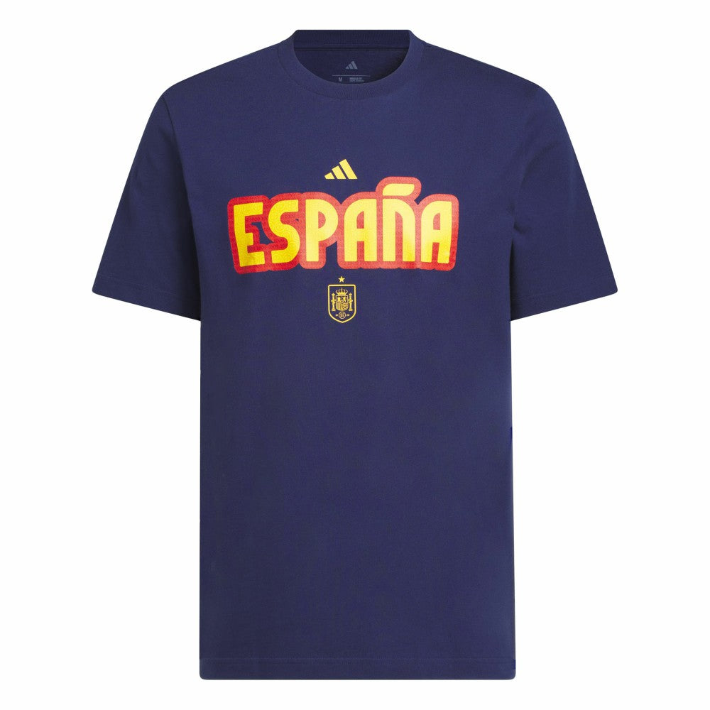 Adidas Spain National Team Jerseys Hook T-Shirts - Navy