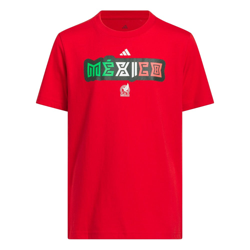Adidas Mexico National Team Youth Jerseys Hook T-Shirts - Red
