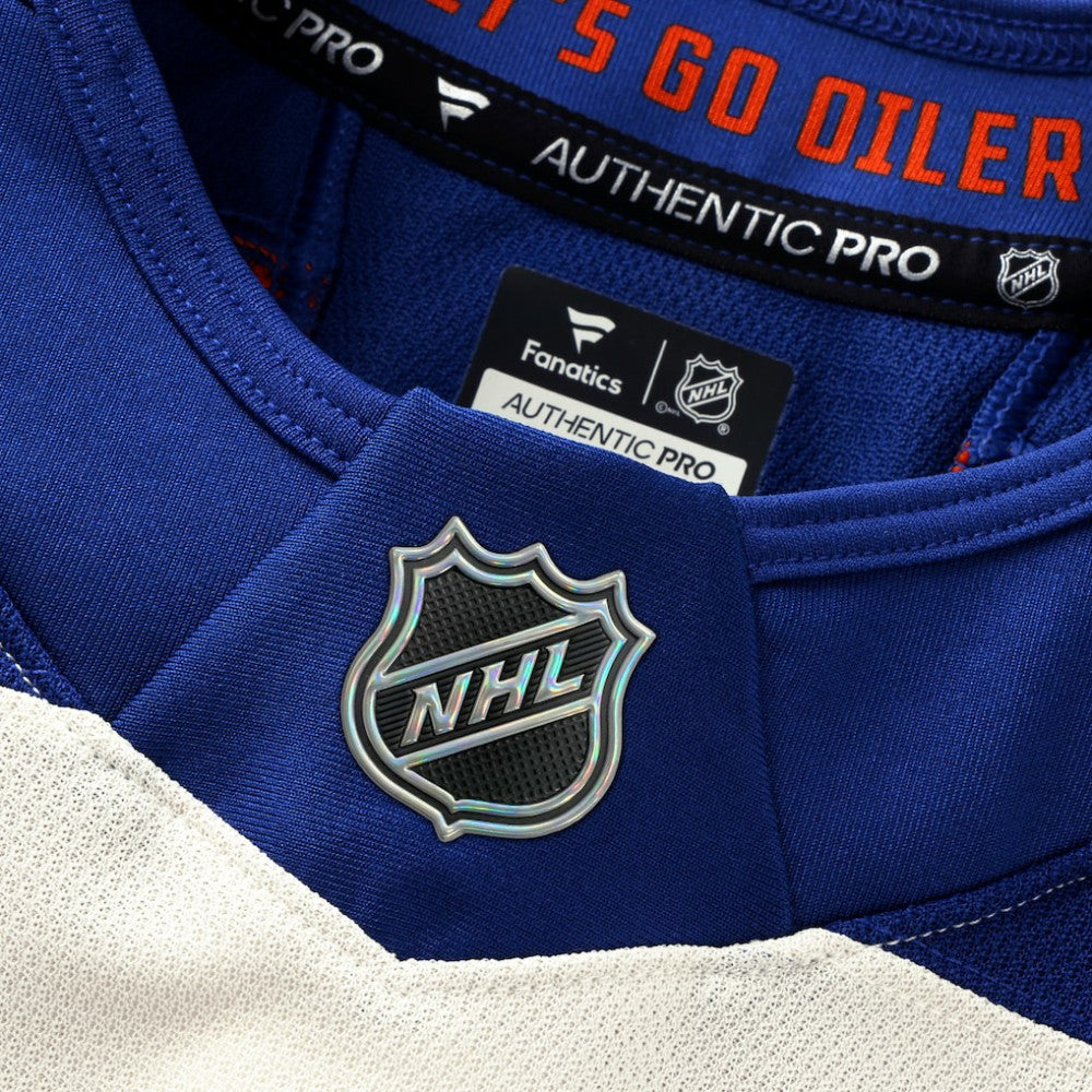 Edmonton Oilers Fanatics Alternate Authentic Pro Jersey - Light Beige | NHL Jerseys