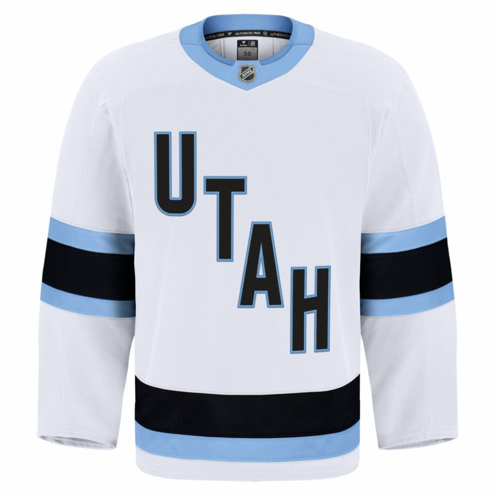 Utah Mammoth Fanatics Away Authentic Pro Jersey - White | NHL Jerseys