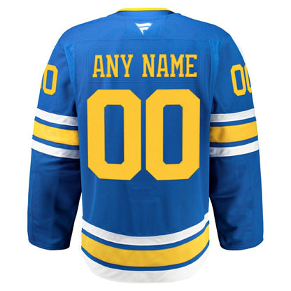 St. Louis Blues Fanatics Home Authentic Pro Custom Jersey - Blue | NHL Jerseys