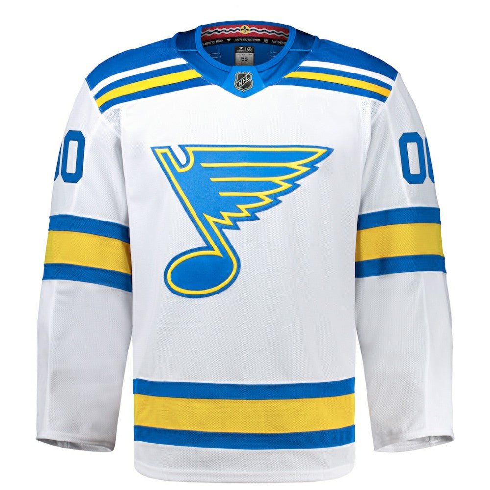 St. Louis Blues - Fanatics Away Authentic Pro Custom Jersey White