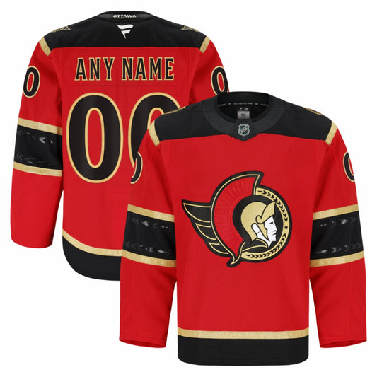 Ottawa Senators Fanatics Alternate Authentic Pro Custom Jersey - Red | NHL Jerseys