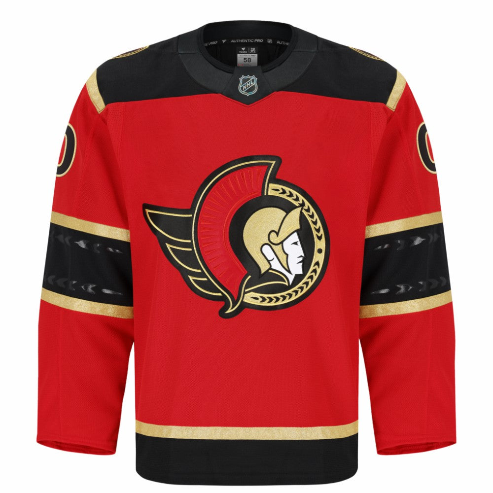Ottawa Senators Fanatics Alternate Authentic Pro Custom Jersey - Red | NHL Jerseys