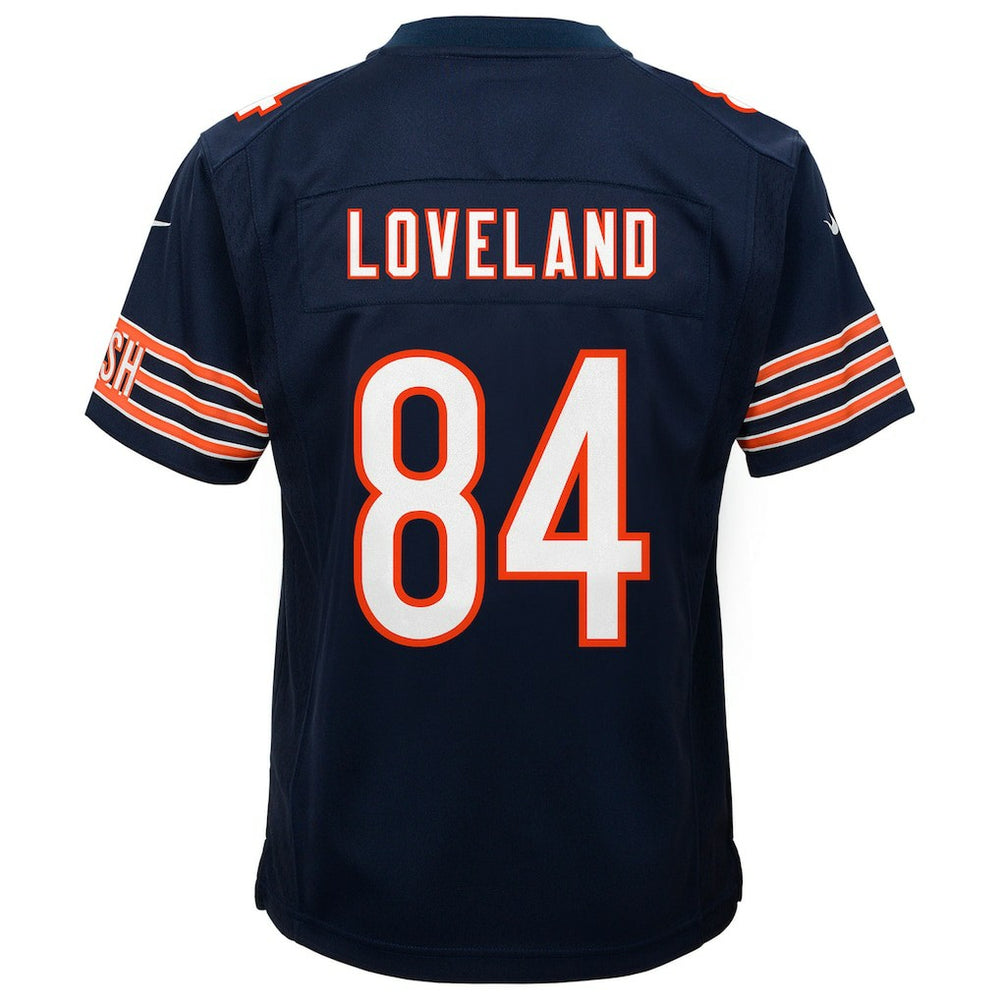 Colston Loveland Chicago Bears Youth Game Jersey Navy - Nike