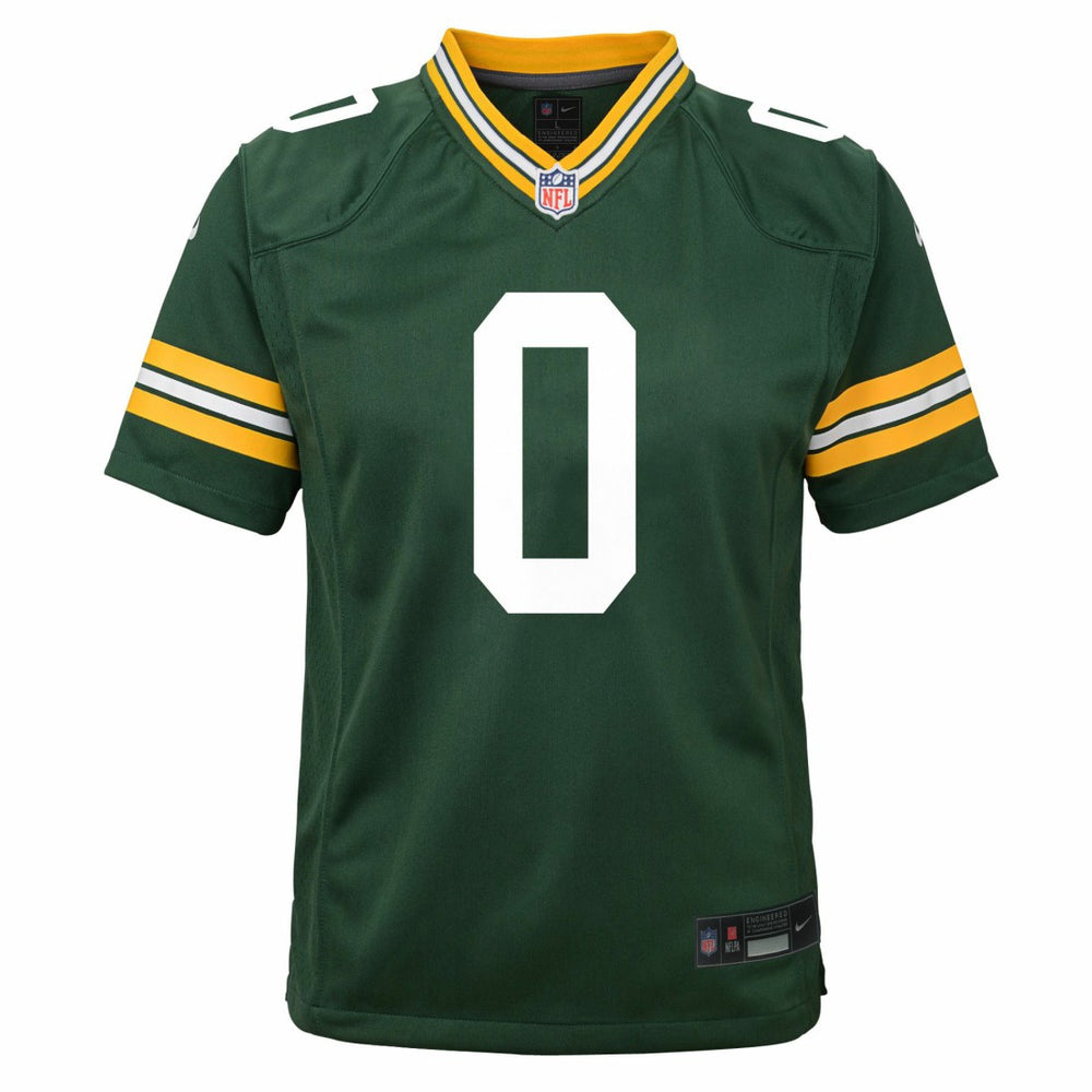 Matthew Golden Green Bay Packers Youth Team Game Jersey Green - Nike