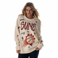 NBA - Phoenix Suns The Wild Collective Unisex 2025/26 City Edition Jacquard Sweater - Cream