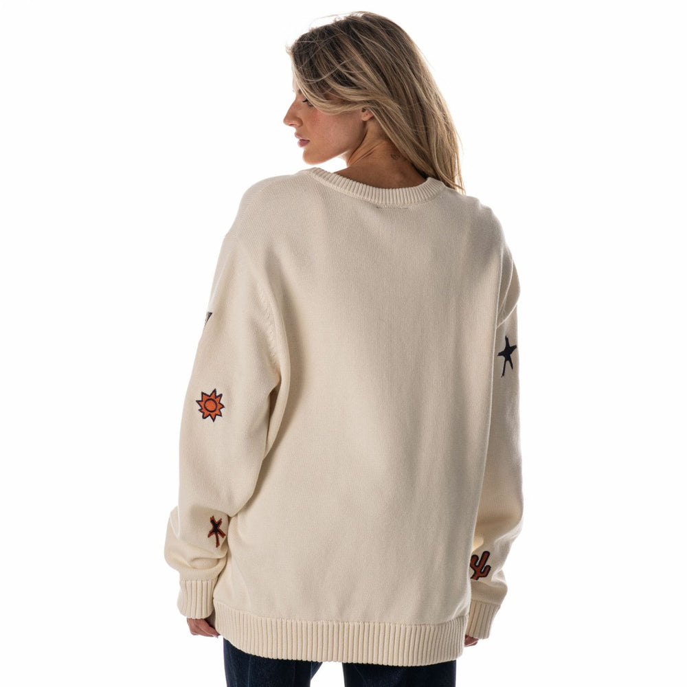 NBA - Phoenix Suns The Wild Collective Unisex 2025/26 City Edition Jacquard Sweater - Cream