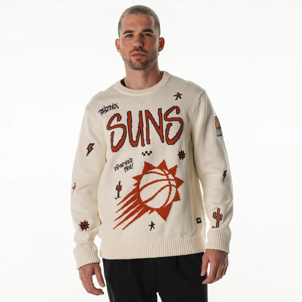 NBA - Phoenix Suns The Wild Collective Unisex 2025/26 City Edition Jacquard Sweater - Cream