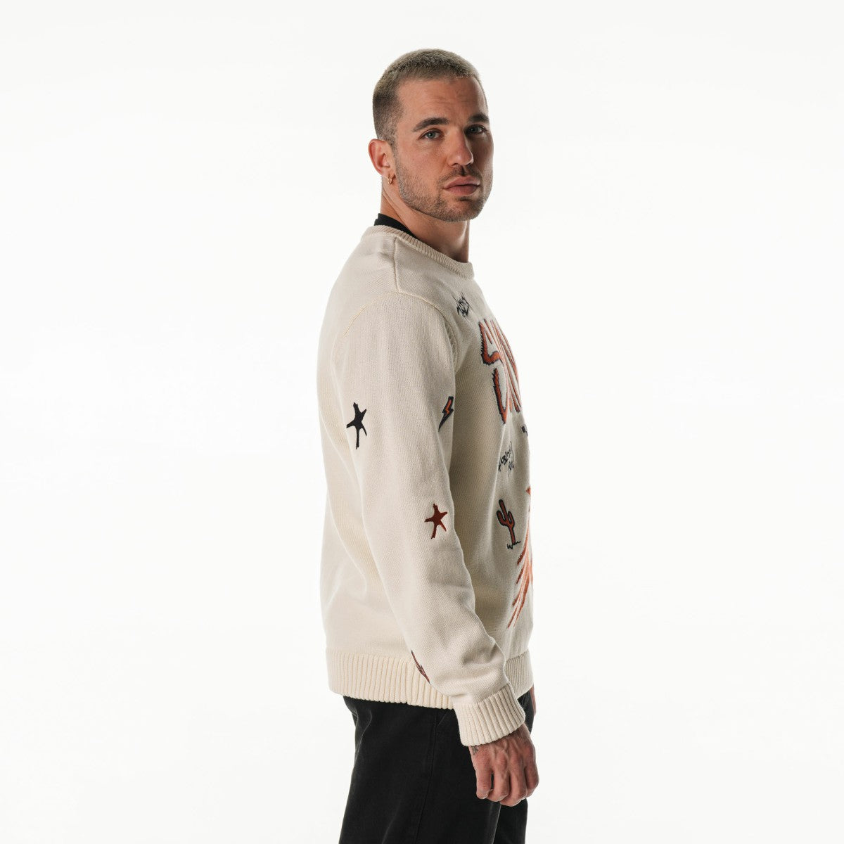 NBA - Phoenix Suns The Wild Collective Unisex 2025/26 City Edition Jacquard Sweater - Cream