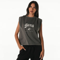 NBA - Phoenix Suns The Wild Collective Unisex 2025/26 City Edition Boxy Cropped Darted Tank Top - Gray