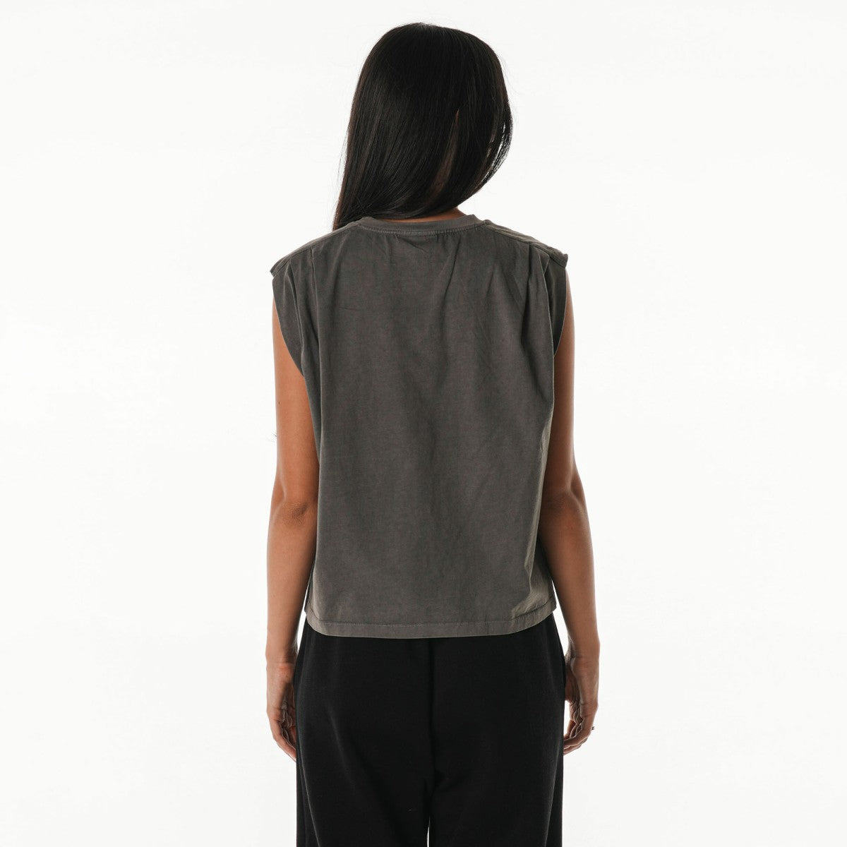 NBA - Phoenix Suns The Wild Collective Unisex 2025/26 City Edition Boxy Cropped Darted Tank Top - Gray