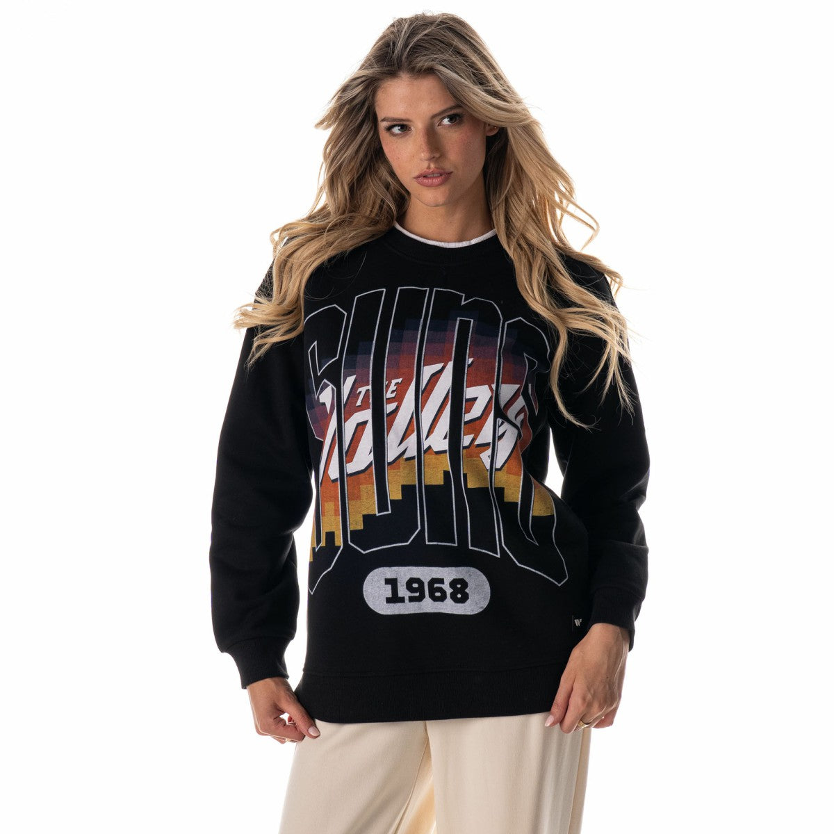 NBA - Phoenix Suns The Wild Collective Unisex 2025/26 City Edition Double Collar Fleece Sweatshirt - Black