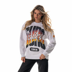 NBA - Phoenix Suns The Wild Collective Unisex 2025/26 City Edition Double Collar Fleece Sweatshirt - Heather Gray
