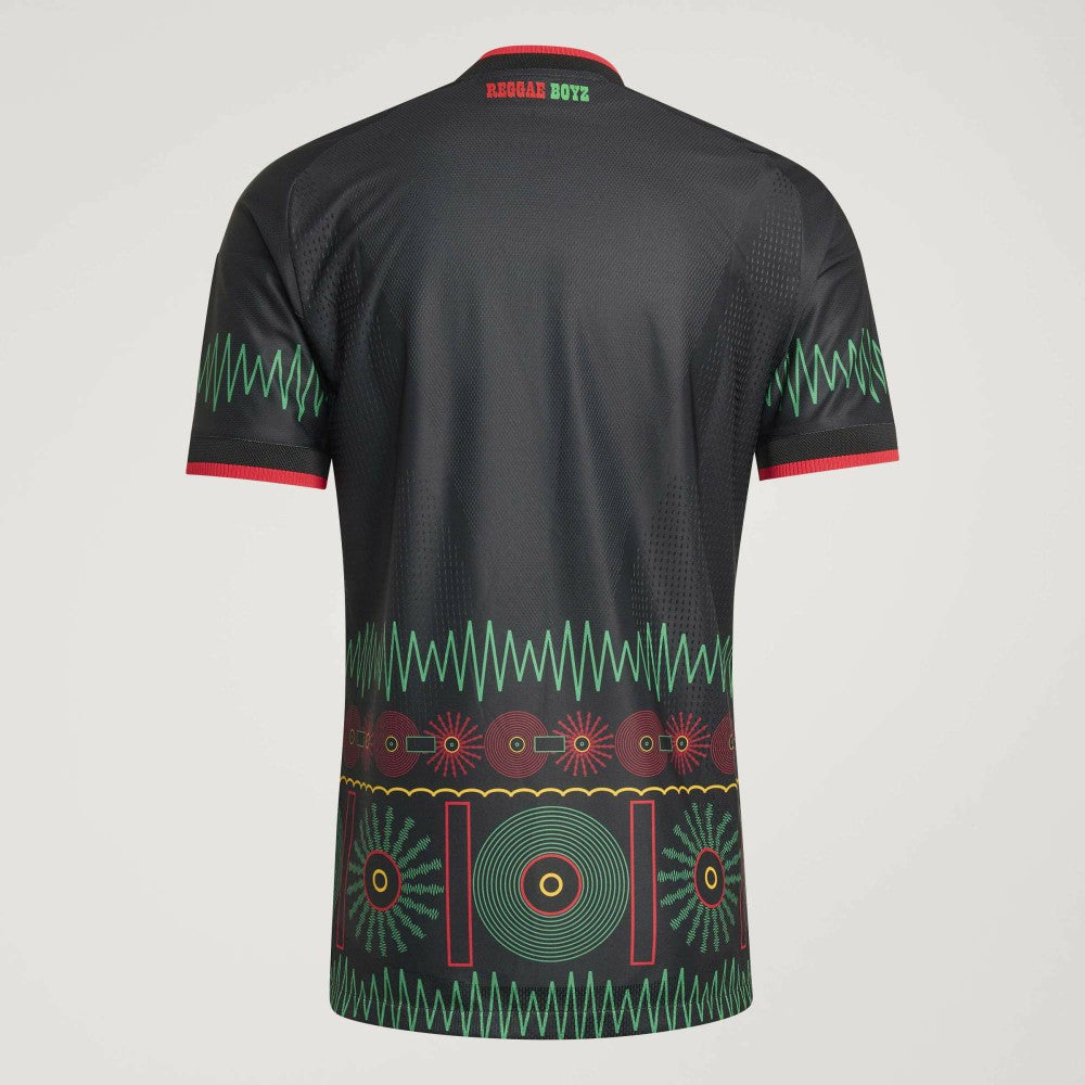 Adidas Jamaica National Team 2026 Away On-Field Jerseys - Black