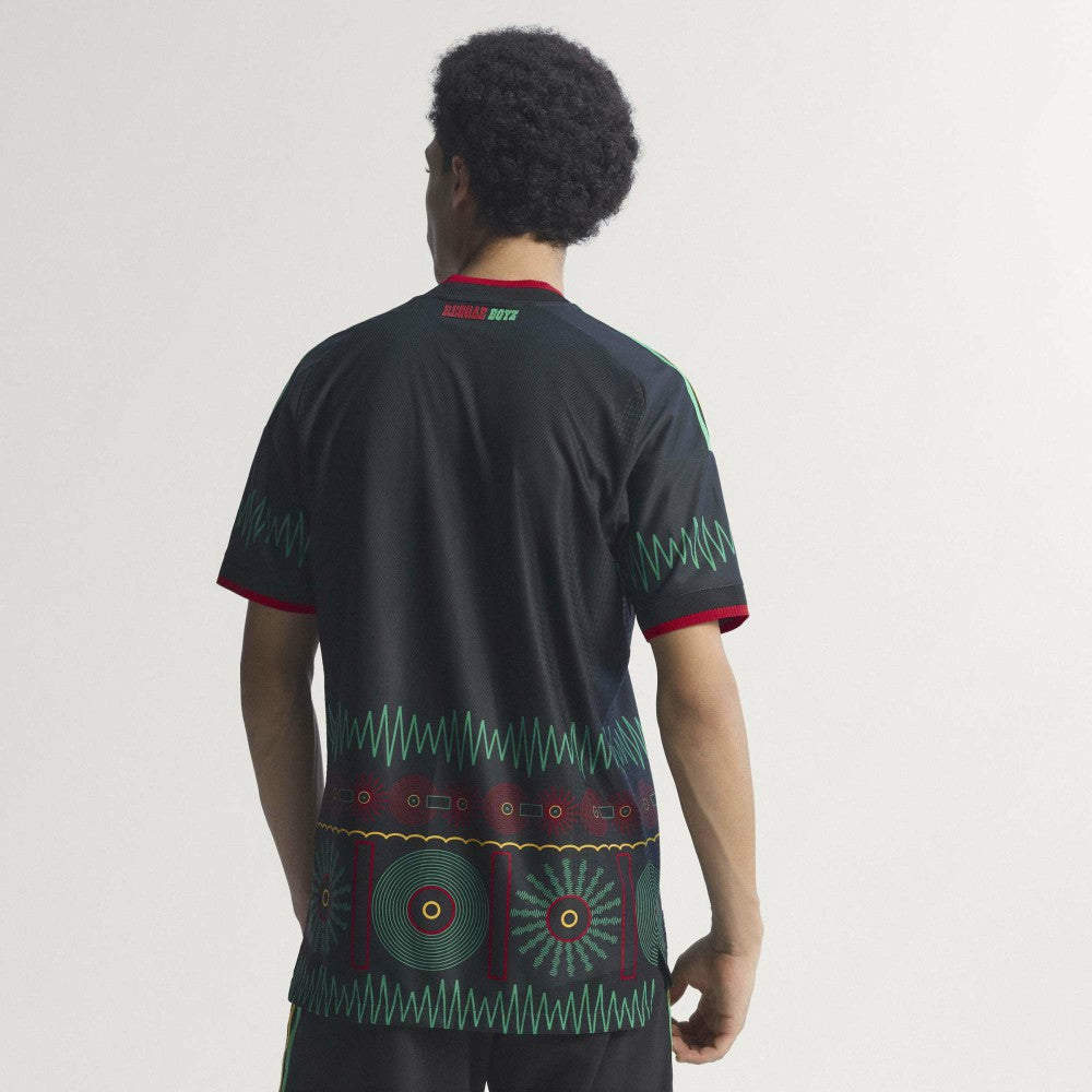 Adidas Jamaica National Team 2026 Away On-Field Jerseys - Black