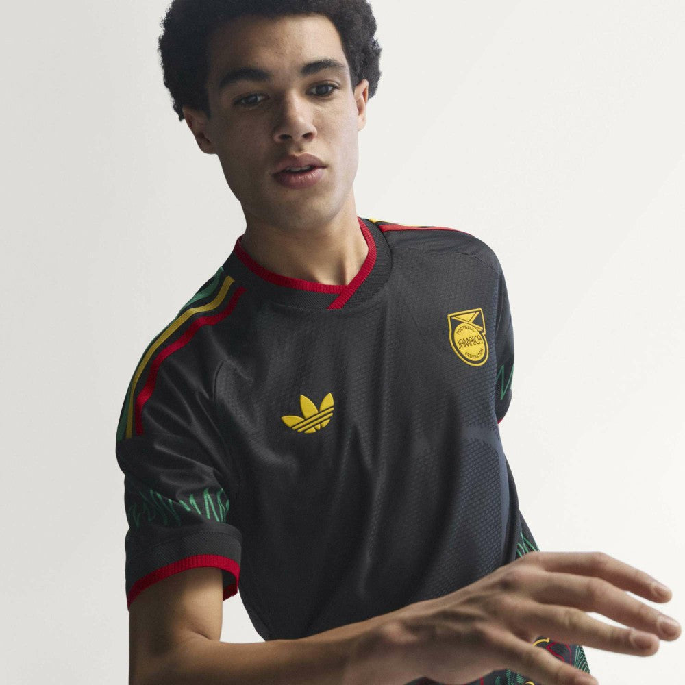 Adidas Jamaica National Team 2026 Away On-Field Jerseys - Black