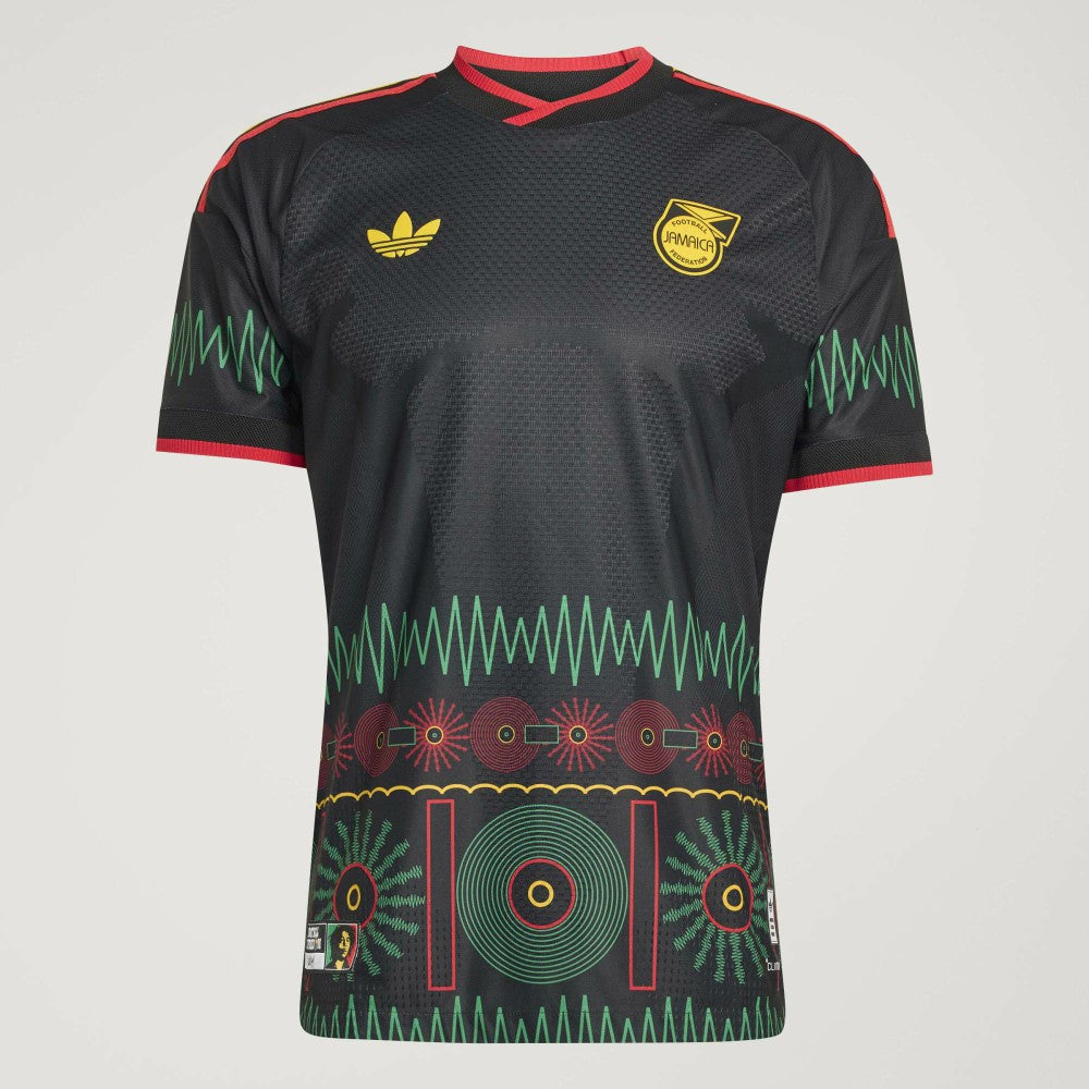Adidas Jamaica National Team 2026 Away On-Field Jerseys - Black