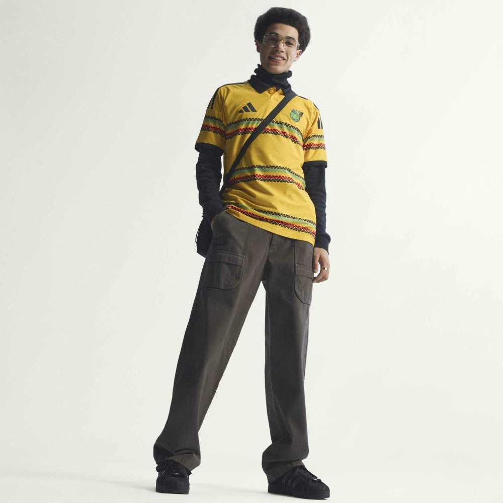 Adidas Jamaica National Team 2026 Home On-Field Jerseys - Yellow