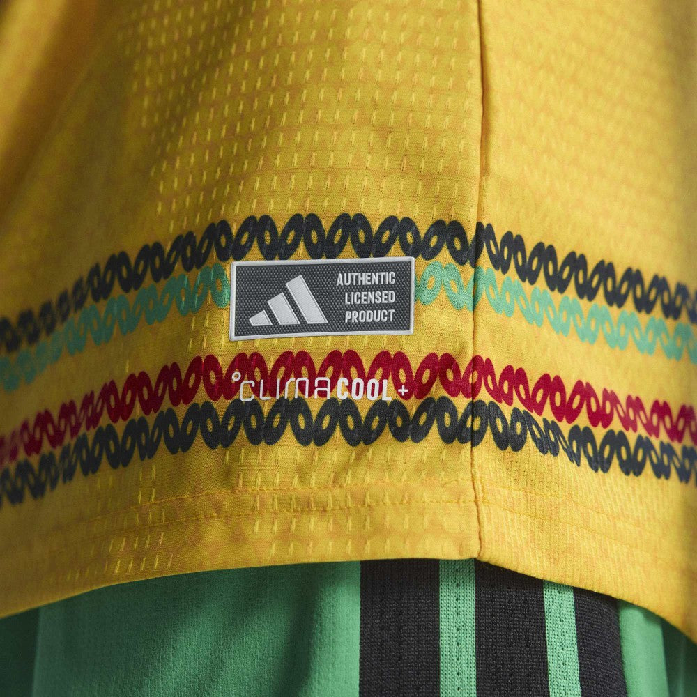Adidas Jamaica National Team 2026 Home On-Field Jerseys - Yellow