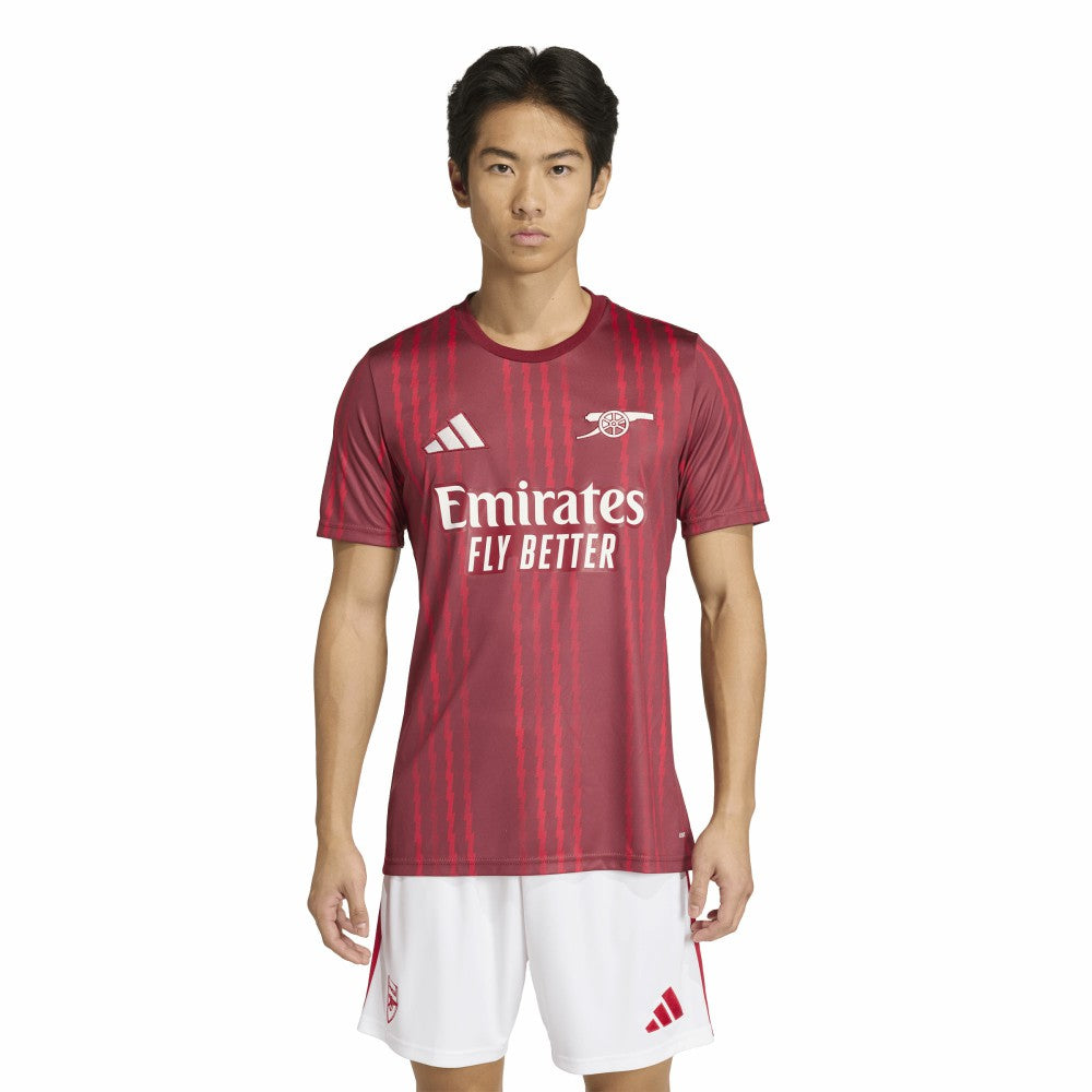 Adidas Arsenal 2025/26 Pre-Match Training Jerseys - Red