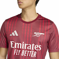 Adidas Arsenal 2025/26 Pre-Match Training Jerseys - Red