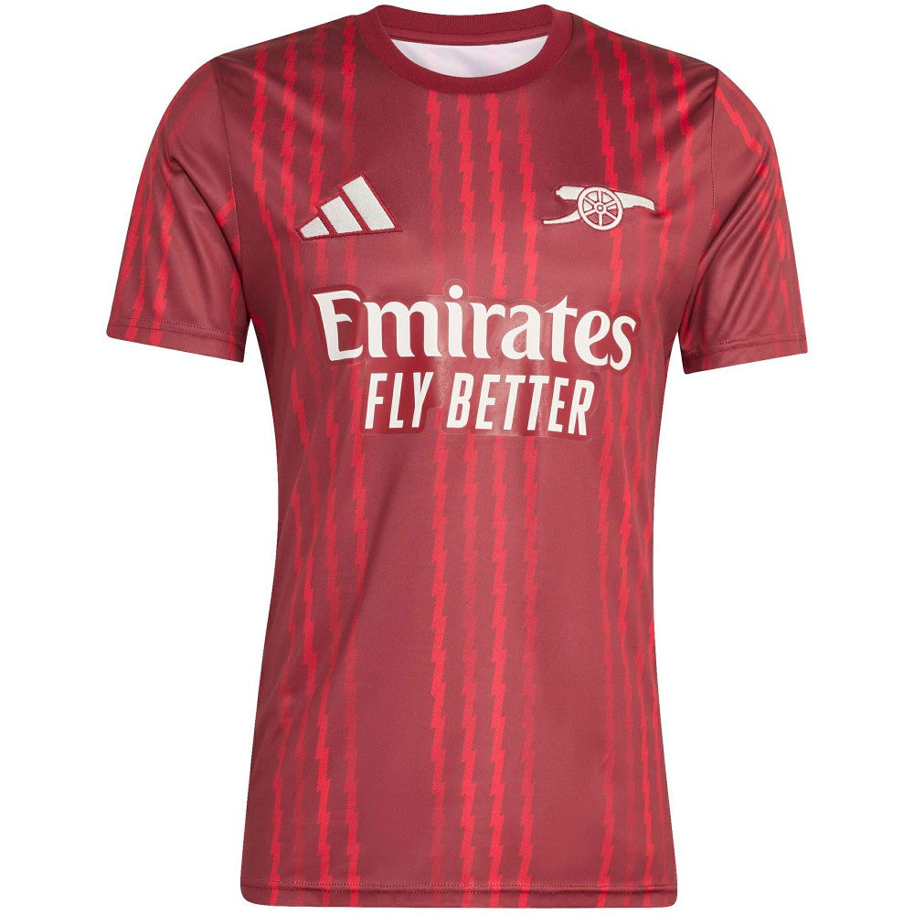 Adidas Arsenal 2025/26 Pre-Match Training Jerseys - Red