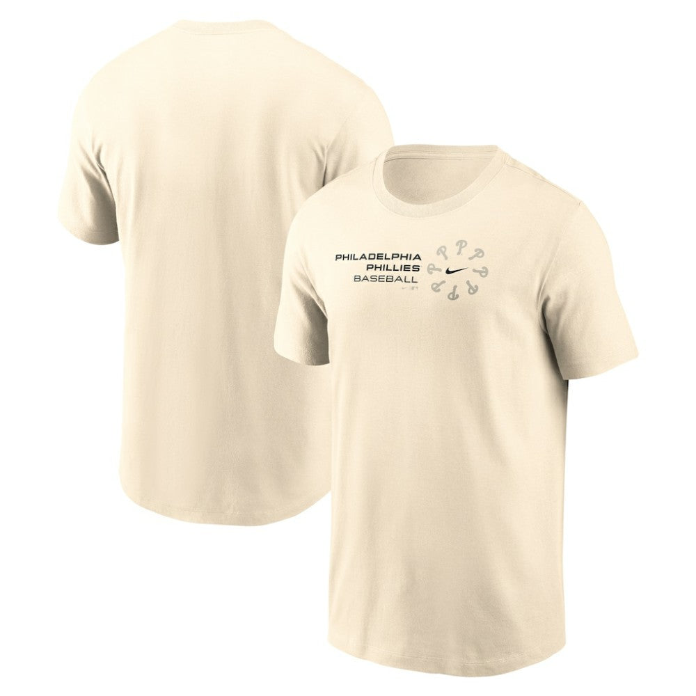 Philadelphia Phillies Nike Pinwheel Lockup T-Shirt On Sale