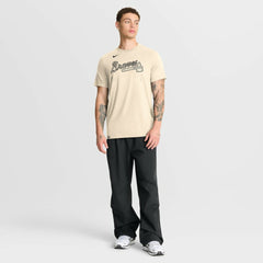 Atlanta Braves Nike Wordmark Tri-Blend T-Shirt Lifestyle