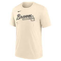 Atlanta Braves Nike Wordmark Tri-Blend T-Shirt Lifestyle