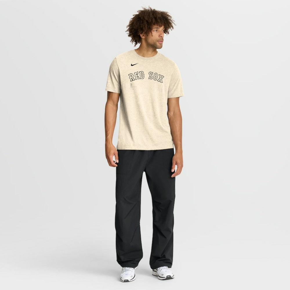 Boston Red Sox Nike Wordmark Tri-Blend T-Shirt On Sale