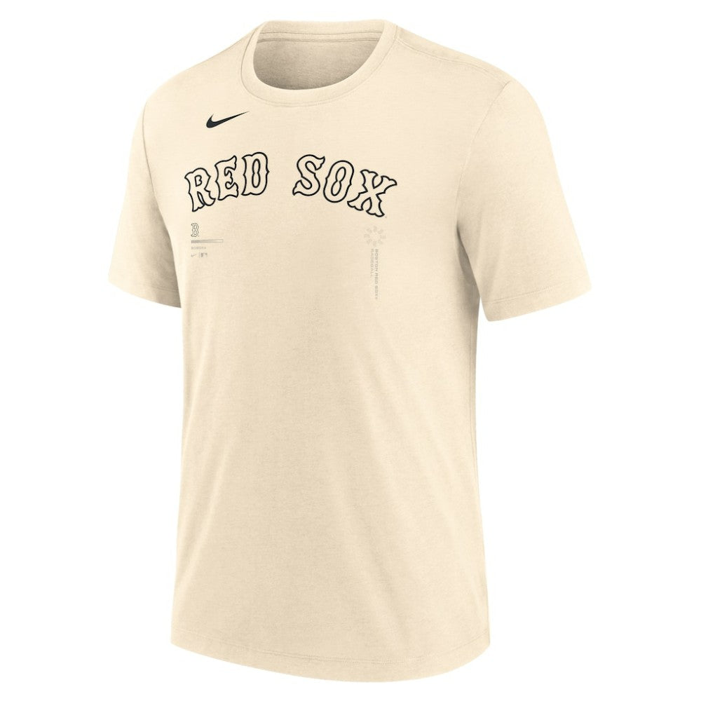 Boston Red Sox Nike Wordmark Tri-Blend T-Shirt On Sale